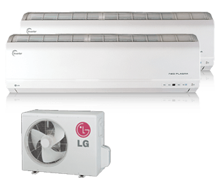 Aire acondicionado Lg M14AH + 2XMS07AH